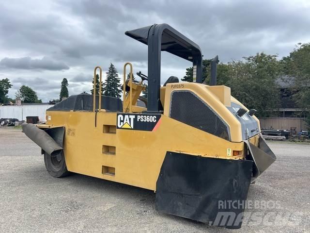 CAT PS-360C Tromle med luftdæk