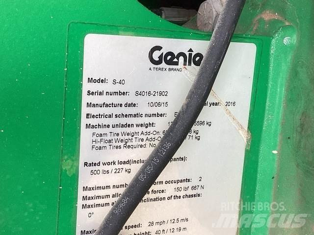 Genie S-40 Entreprenør - Andet