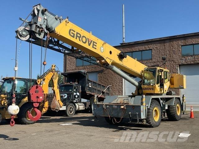 Grove RT600E Kraner til hårdt terræn