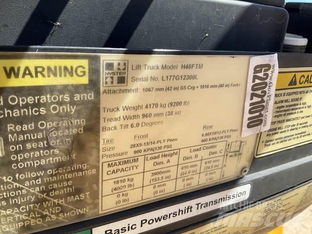 Hyster H40FTM Entreprenør - Andet
