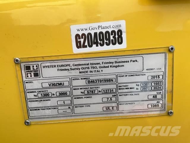 Hyster V30ZMU Plukketruck, medium