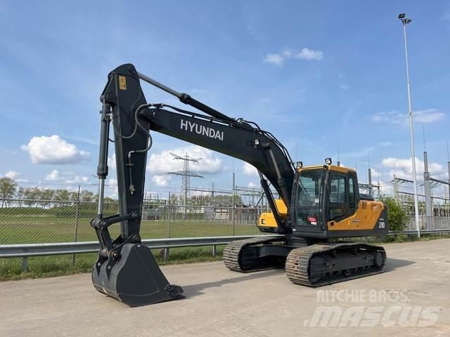 Hyundai R210 Gravemaskiner på larvebånd
