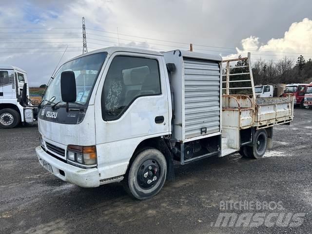 Isuzu NPR 350 Lastbil med lad/Flatbed