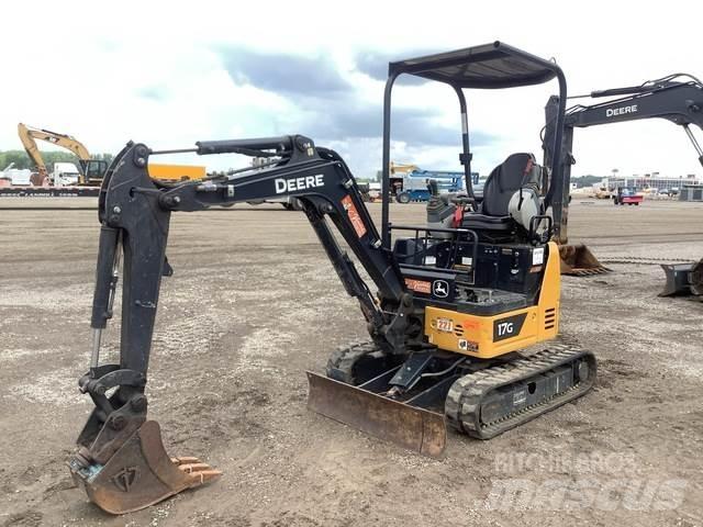 John Deere 17G Gravemaskiner på larvebånd