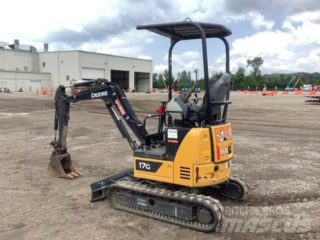John Deere 17G Gravemaskiner på larvebånd