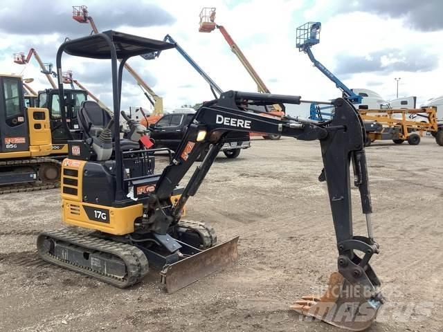 John Deere 17G Gravemaskiner på larvebånd