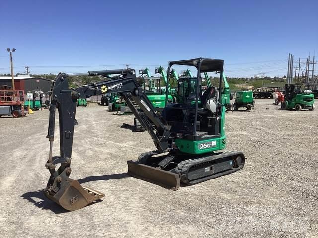 John Deere 26G Gravemaskiner på larvebånd
