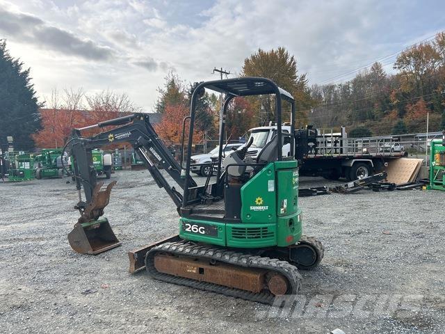 John Deere 26G Gravemaskiner på larvebånd