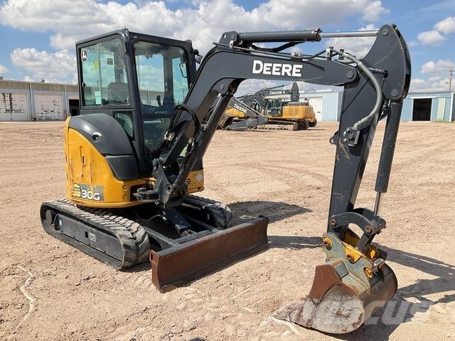 John Deere 30G Gravemaskiner på larvebånd