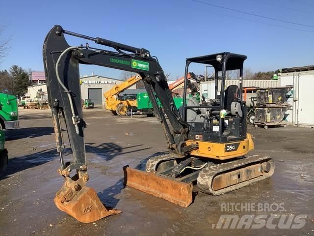 John Deere 35G Gravemaskiner på larvebånd