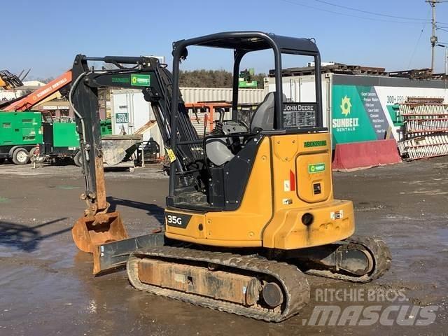 John Deere 35G Gravemaskiner på larvebånd