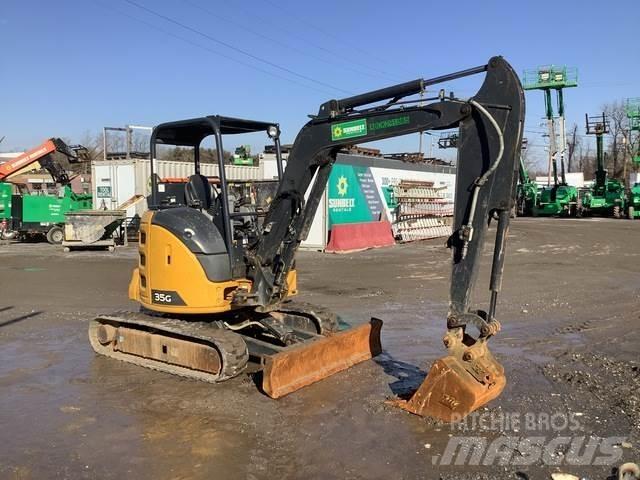 John Deere 35G Gravemaskiner på larvebånd