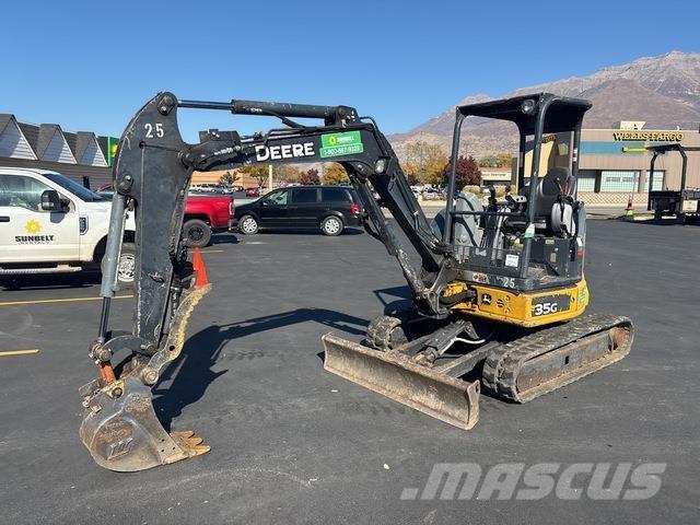 John Deere 35G Gravemaskiner på larvebånd