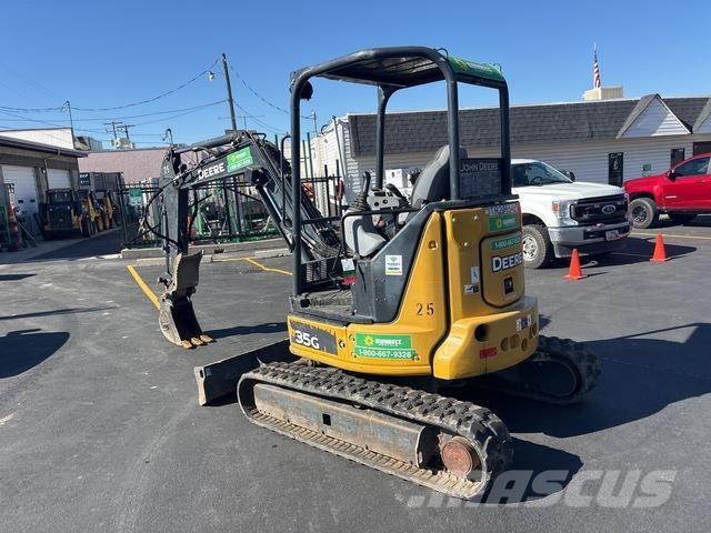 John Deere 35G Gravemaskiner på larvebånd