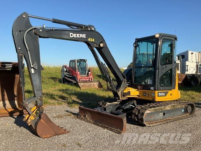 John Deere 50G Gravemaskiner på larvebånd