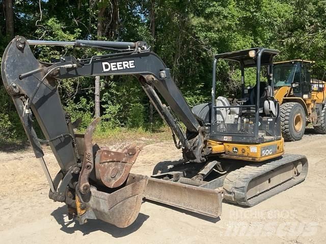 John Deere 50G Gravemaskiner på larvebånd