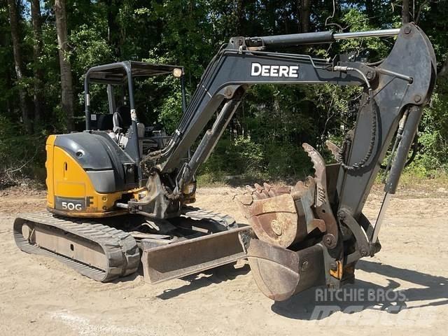 John Deere 50G Gravemaskiner på larvebånd
