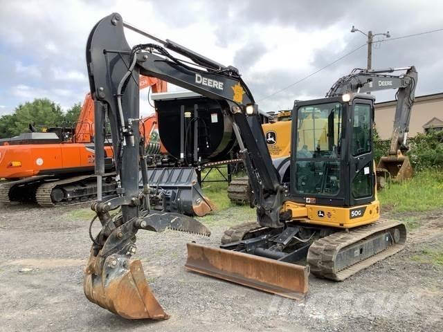 John Deere 50G Gravemaskiner på larvebånd