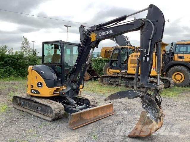 John Deere 50G Gravemaskiner på larvebånd