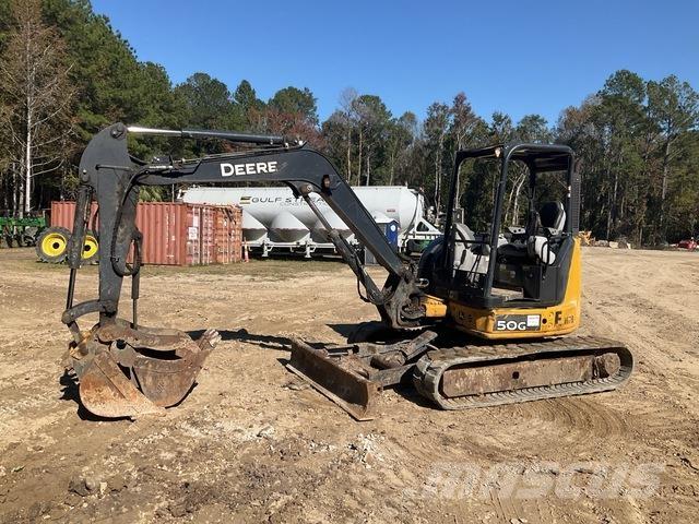 John Deere 50G Gravemaskiner på larvebånd