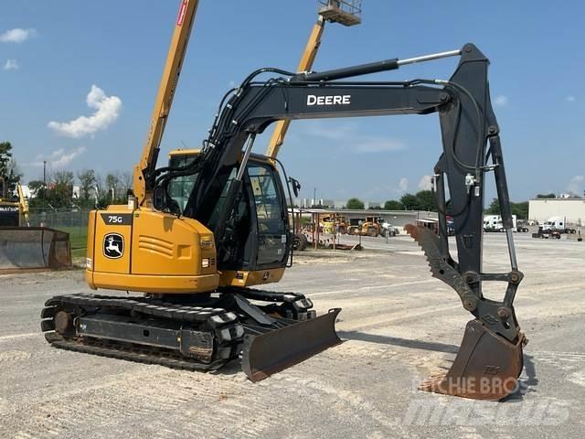 John Deere 75G Gravemaskiner på larvebånd