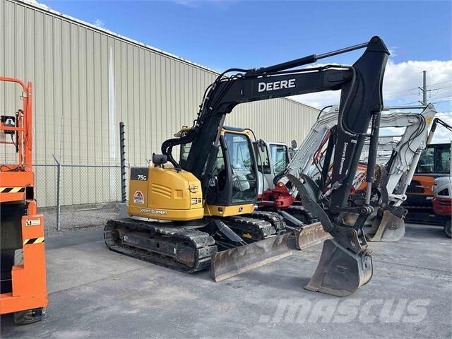 John Deere 75G Gravemaskiner på larvebånd