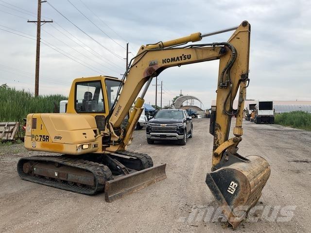 Komatsu PC75R Gravemaskiner på larvebånd