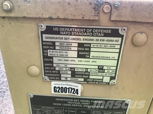  L3 MEP-805B Dieselgeneratorer