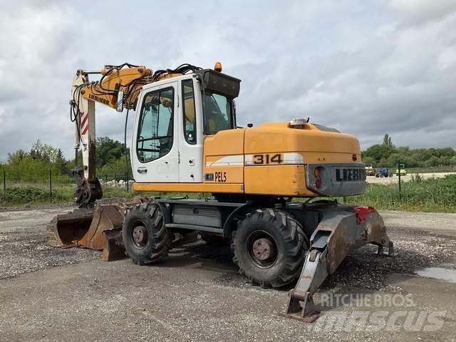 Liebherr A314 Gravemaskiner på hjul