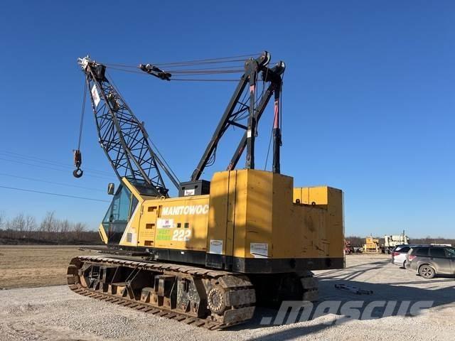 Manitowoc 222 Kraner på larvebånd