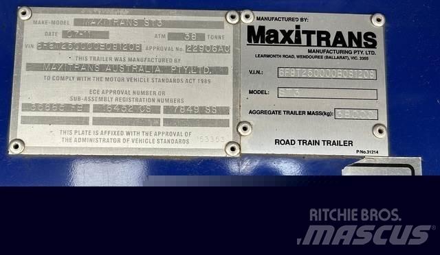 MaxiTrans  Anhænger med lad/Flatbed