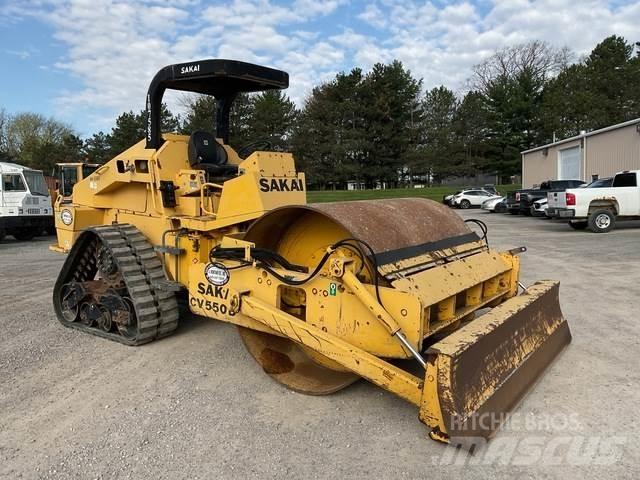 Sakai CV550D Enkelt tromle
