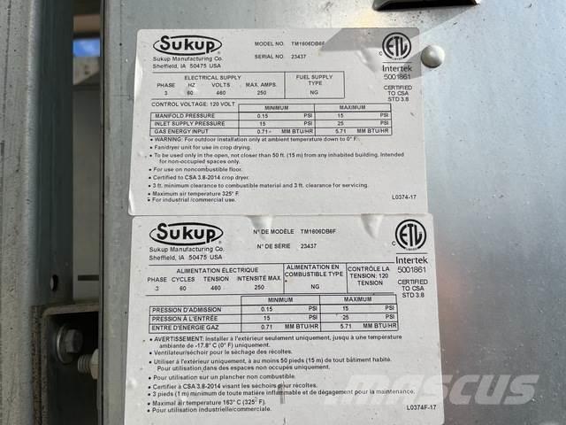 Sukup TM1606 Udstyr til tørring af korn