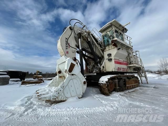 Terex RH120E Gravemaskiner med frontskovl