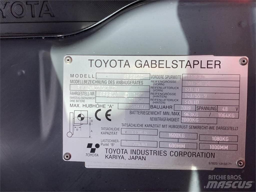 Toyota 8FBE20T El gaffeltrucks