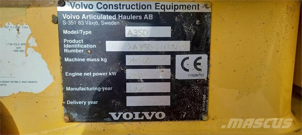 Volvo A35D Terrængående lastbiler