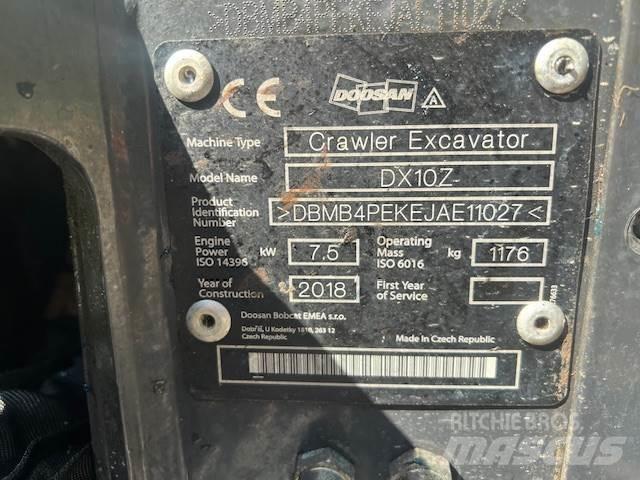 Doosan DX10Z Midi-gravemaskiner 7t - 12t