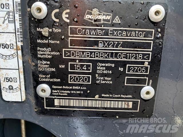 Doosan DX27Z Entreprenør - Andet