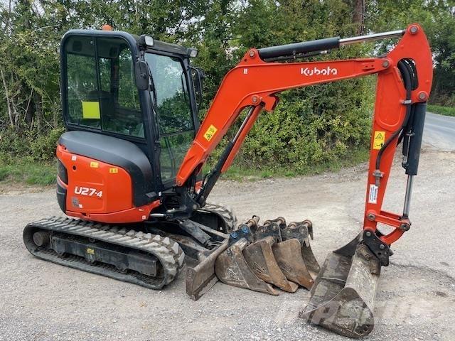 Kubota U27-4 Midi-gravemaskiner 7t - 12t