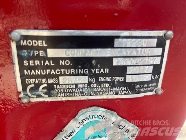 Takeuchi TB230 Midi-gravemaskiner 7t - 12t