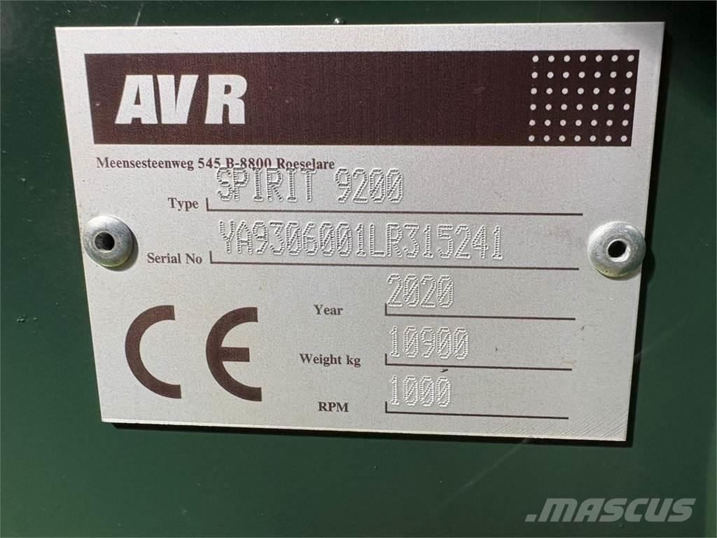AVR SPIRIT 9200 Kartoffeloptagere