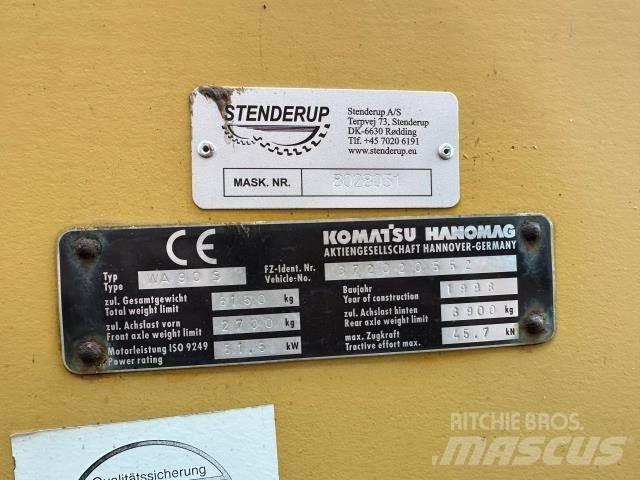 Komatsu WA90 Læssemaskiner på hjul