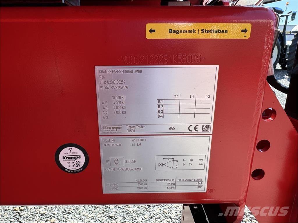 Krampe SK500 Enkelt tromle