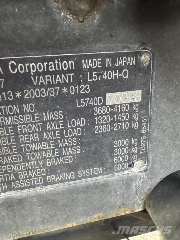 Kubota 5740 Kompakte traktorer