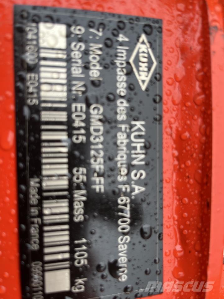 Kuhn GMD 3125 F Skårlæggerer