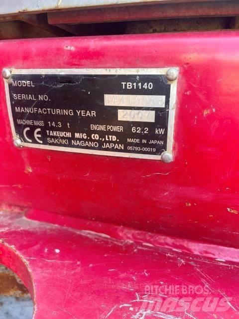 Takeuchi 1140 Minigravemaskiner