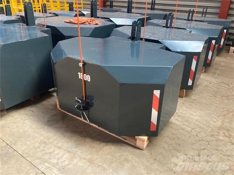  - - -  1800 KG Frontvægte