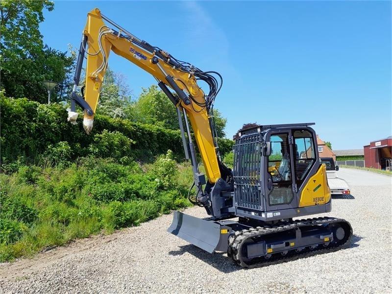 XCMG xe80e Gravemaskiner på larvebånd