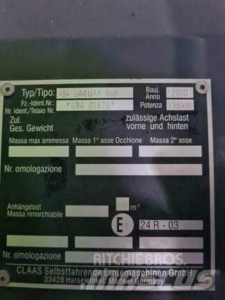 CLAAS JAGUAR 940 Grønthøster
