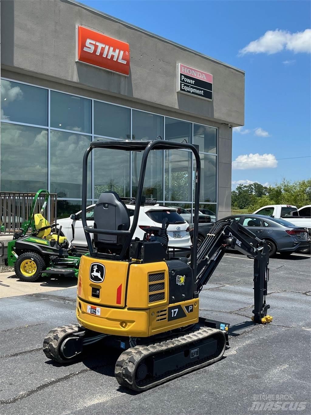 John Deere 17 P Minigravemaskiner